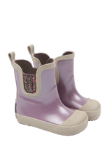 Mikk-line - Wellies Short Metallic - Barefoot - Guminiai batai be pamušalo - Rožinė