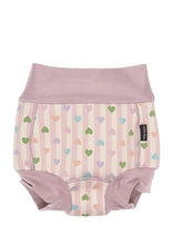 Mikk-line - Swim Baby Pant Frill Aop - Sauskelnės - Rožinė