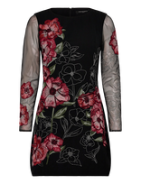 French Connection - Astrida Darcy Crepe Dress - Iki kelių ir midi suknelės - Juoda