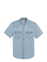 Levi's® - Ss Classic Western Franklin St - Džinsiniai marškiniai - Mėlyna
