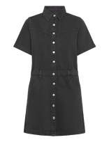 Levi's® - Ss Logan Western Dress Capturi - Džinsinė suknelė - Juoda