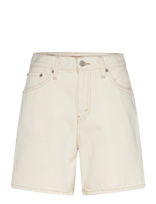 Levi's® - High Baggy Short Snowing In La - Džinsiniai šortai - Kreminė spalva