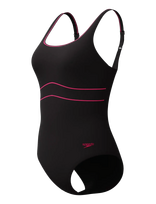 Speedo - Solid Contour Eclipse One Piece - Sportinis maudymosi kostiumėlis - Juoda