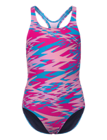 Speedo - Hyperboom Print Medalist One Piece - Maudymosi kostiumėlis - Rožinė