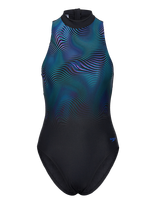 Speedo - Print Hydrasuit One Piece - Sportinis maudymosi kostiumėlis - Juoda