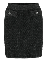 Vila - Vimalay Short Knit Skirt - Trumpas sijonas - Juoda