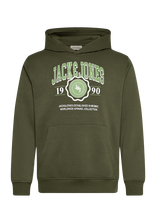 Jack & Jones - Jjmako Sweat Hood - Džemperis - Žalia