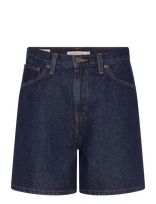 Levi's® - High Baggy Short Remember Toge - Džinsiniai šortai - Tamsiai mėlyna