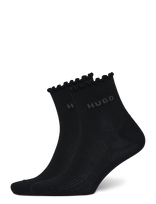 HUGO - 2P Sh Lettuce Cc W - Futbolo kojinės iki kulkšnių - Juoda