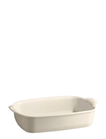 Emile Henry - Rektangulær Bageform - 1,55 L - Creme - Orkaitės indas - Kreminė spalva