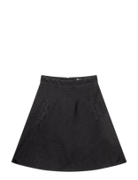 Mads Nørgaard - Dyed Denim Stelly Skirt - Trumpas sijonas - Juoda