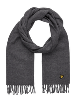 Lyle & Scott - Plain Lambswool Scarf - Žieminis šalikas - Pilka