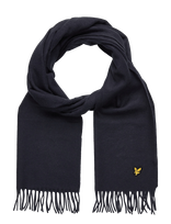 Lyle & Scott - Plain Lambswool Scarf - Žieminis šalikas - Tamsiai mėlyna