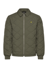 Lyle & Scott - Quilted Ripstop Jacket - Dygsniuota striukė - Chaki spalva