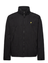 Lyle & Scott - Fold Away Hood Jacket - Lengva striukė - Juoda