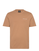 Lyle & Scott - Script T-Shirt - Marškinėliai trumpomis rankovėmis - Smėlio