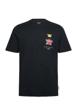 Lyle & Scott - Rose And Crown Graphic T-Shirt - Marškinėliai trumpomis rankovėmis - Tamsiai mėlyna