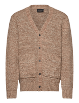 Lyle & Scott - Multi Marl V Neck Cardigan - Megztinis - Smėlio