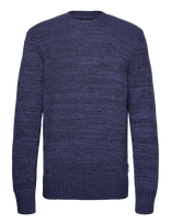 Lyle & Scott - Multi Marl Crew Neck Jumper - Apvalios apykaklės megztinis - Tamsiai mėlyna