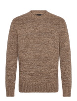 Lyle & Scott - Multi Marl Crew Neck Jumper - Apvalios apykaklės megztinis - Smėlio