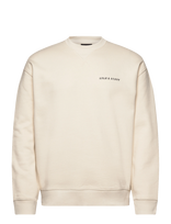 Lyle & Scott - Script Brushback Crew Neck Sweatshirt - Megztinis - Kreminė spalva
