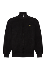 Lyle & Scott - Polar Fleece Track Jacket - Flisinis megztinis - Juoda