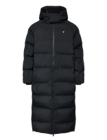 Lyle & Scott - Welded Longline Puffer Jacket - Paminkštinta striukė - Juoda