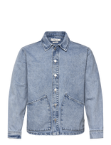 Solid - Sdtravis Overshirt - Džinsinis švarkas be pamušalo - Mėlyna