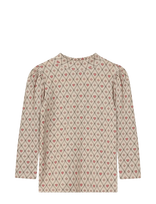 Fliink - Kelly Heart Ls Puff Blouse - Palaidinės ir tunikos - Smėlio