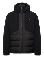 Lyle & Scott Sport - Wadded Hybrid Jacket - Hibridinė striukė - Juoda