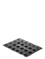 Silikomart - Silikone Bageform Airplus 15 N.24 Rund Ø40 H16 - Keksiukų formelės - Juoda