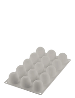 Silikomart - Silikoneform Mini Puff / Skumtoppe 15 Stk. Ø40 H40 - Keksiukų formelės - Pilka