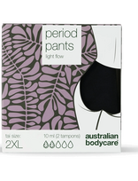 Australian Bodycare - Period Pants Midi Light Flow - Mėnesinių kelnaitės - Juoda