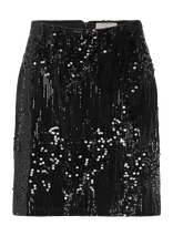 FREE/QUENT - Fqdoffi-Skirt - Trumpas sijonas - Juoda