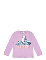 Lilo & Stitch - Tshirt - Ilgarankoviai marškinėliai - Rožinė