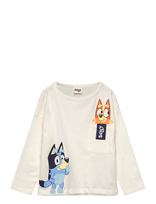 Bluey - Tshirt - Ilgarankoviai marškinėliai - Kreminė spalva