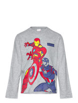 Marvel - Tshirt - Ilgarankoviai marškinėliai - Pilka