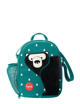 3 Sprouts - 3 Sprouts Lunch Bag, Bear/Teal - Pietų dėžutė - Žalia