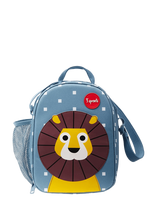 3 Sprouts - 3 Sprouts Lunch Bag, Lion/Blue - Pietų dėžutė - Mėlyna