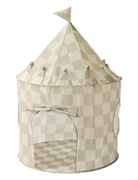 3 Sprouts - 3 Sprouts Play Tent,  Checkerboard Beige - Žaislinė palapinė - Smėlio