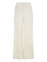 Coster Copenhagen - Gwen Long Pants - Sille Fit - Plačios kelnės - Kreminė spalva