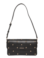 GUESS - Sadie Flap Shoulder Bag - Rankinė - Juoda
