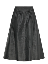 DEPECHE - Rigadep Skirt - Iki kelių ir midi sijonai - Juoda