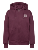 FILA - Lagrio Loose Zip Hoodie - Sportinis džemperis su gobtuvu - Violetinė