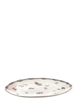 Serax - Serax Marni Midnight Flowers Oval Plate °2 S Mirtillo Nude - Serviravimo lėkštė - Marga / raštuota
