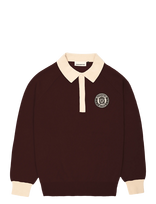 Prohibited - Cup Knitted Jersey - Polo marškinėliai ilgomis rankovėmis - Burgundiška splava