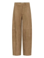 Gestuz - Gzestelle Mw Pants - Odinės tamprės-kelnės - Ruda