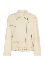 Gestuz - Gzvida Oz Jacket - Odinis švarkelis - Kreminė spalva