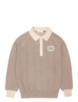 Prohibited - Legacy Knitted Jersey - Polo marškinėliai ilgomis rankovėmis - Smėlio