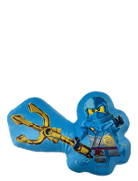 Ninjago - Lego Ninjago Riyu Figurformede Puder - Pagalvė - Mėlyna